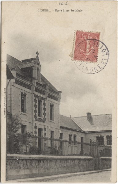 ligueil Ecole Ste Marie 1906
