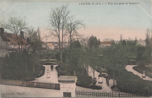 cpa Ligueil reuniere 1903