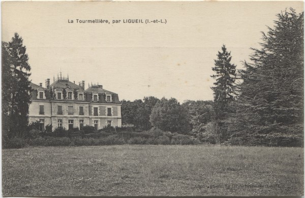 cpa Ligueil Tourmelliere 1914